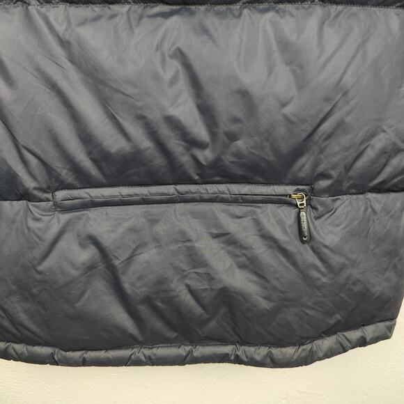 Vintage Y2K Nike ACG Down Puffer Vest Womens Small Dark Blue Full Zip Hooded - Picture 8 of 14